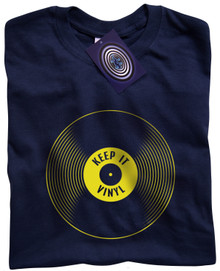 Keep It Vinyl T Shirt (Blue)