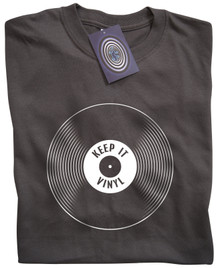 Keep It Vinyl T Shirt (Grey)