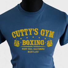 Cutty's Gym T Shirt (Indigo Blue)