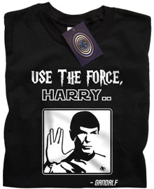 Use The Force Harry Gandalf T Shirt 