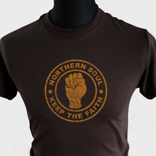 Northern Soul T Shirt (Brown)