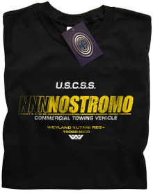 Nostromo (Alien) T Shirt (Black)