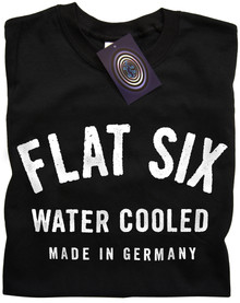 Flat Six Water Cooled T Shirt (Black)