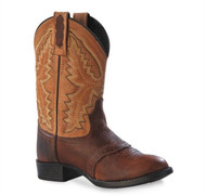 Old West Kids Sport Rust Western Boots