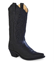 Old West Women's Black Western Boots