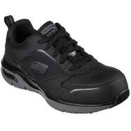 Men’s Skechers Arch Fit SR - Angis Comp Toe Athletic Work Shoe (Black/Charcoal)