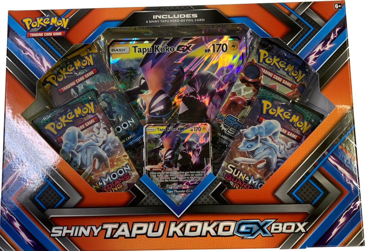 Shiny Tapu Koko-GX Box Pokemon