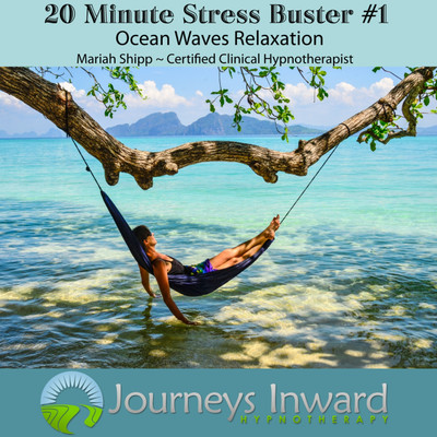 Stress relief hypnosis download MP3, Ocean waves, relaxation.