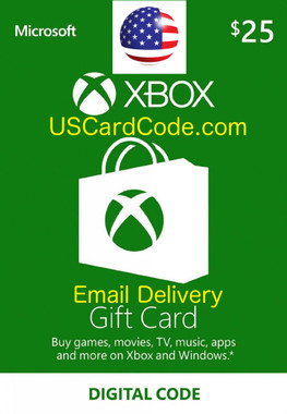 $25 XBox gift card | USCardCode.com