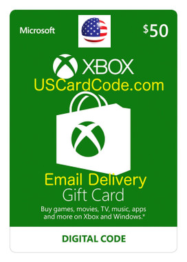 $50 Xbox live gift card | USCardCode.com