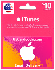 $10 iTunes Gift Card Email