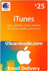 $25 iTunes Gift Card Code