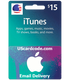 $15 iTunes Gift Card Code Email