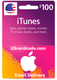 $100 iTunes Gift Card Paypal