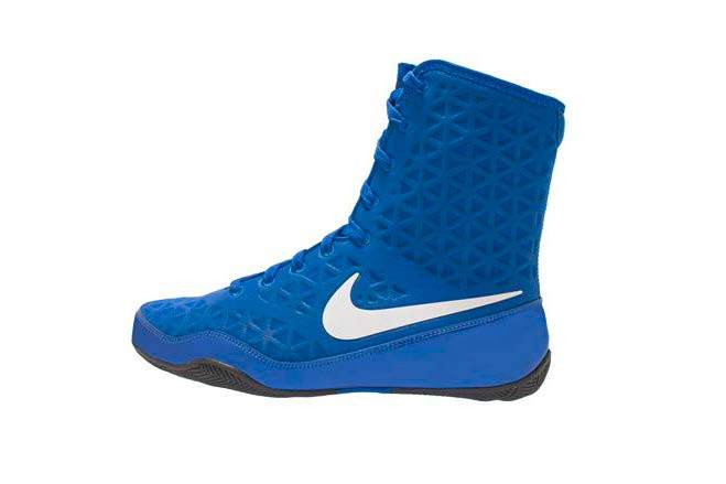 blue nike boxing shoes