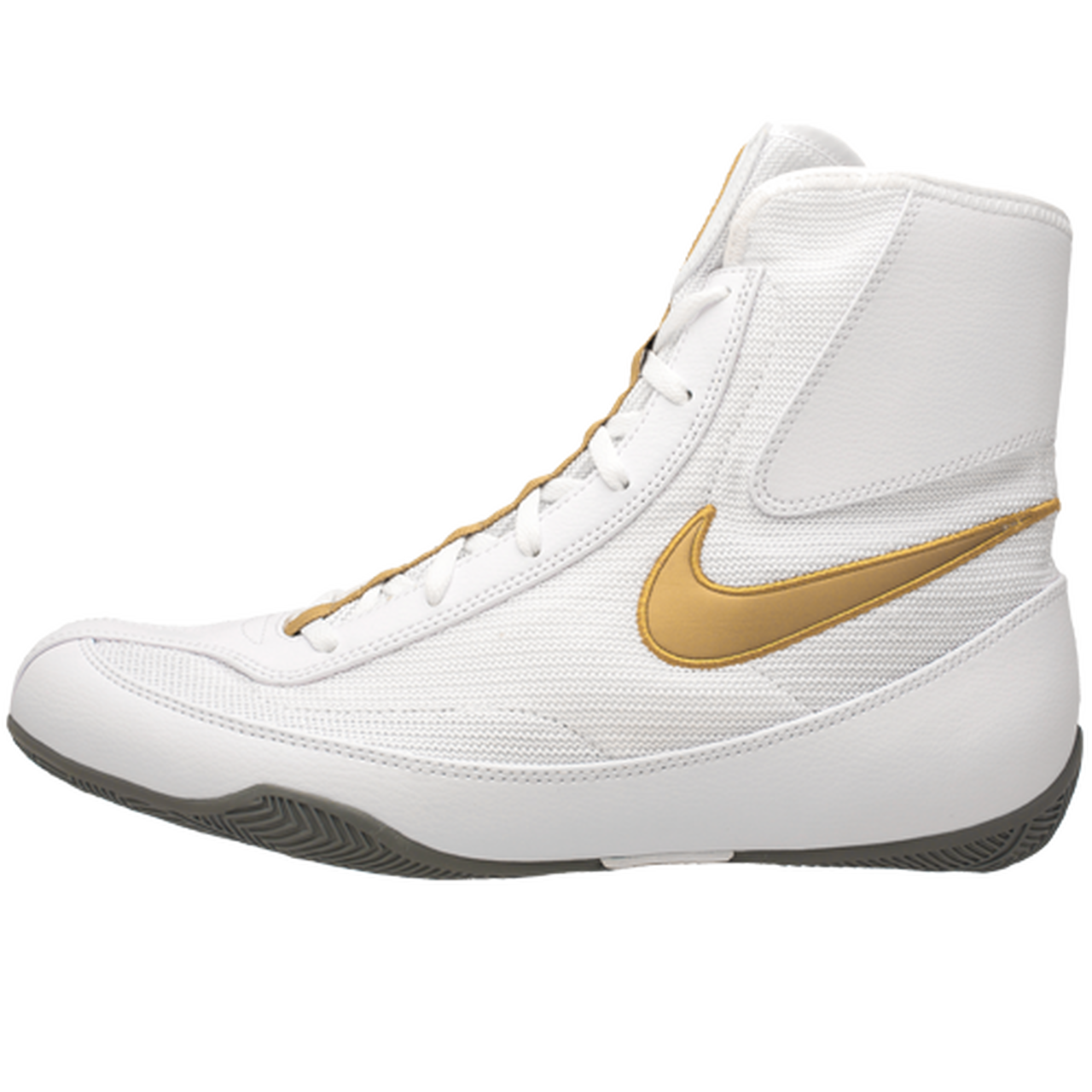 nike white gold shoes