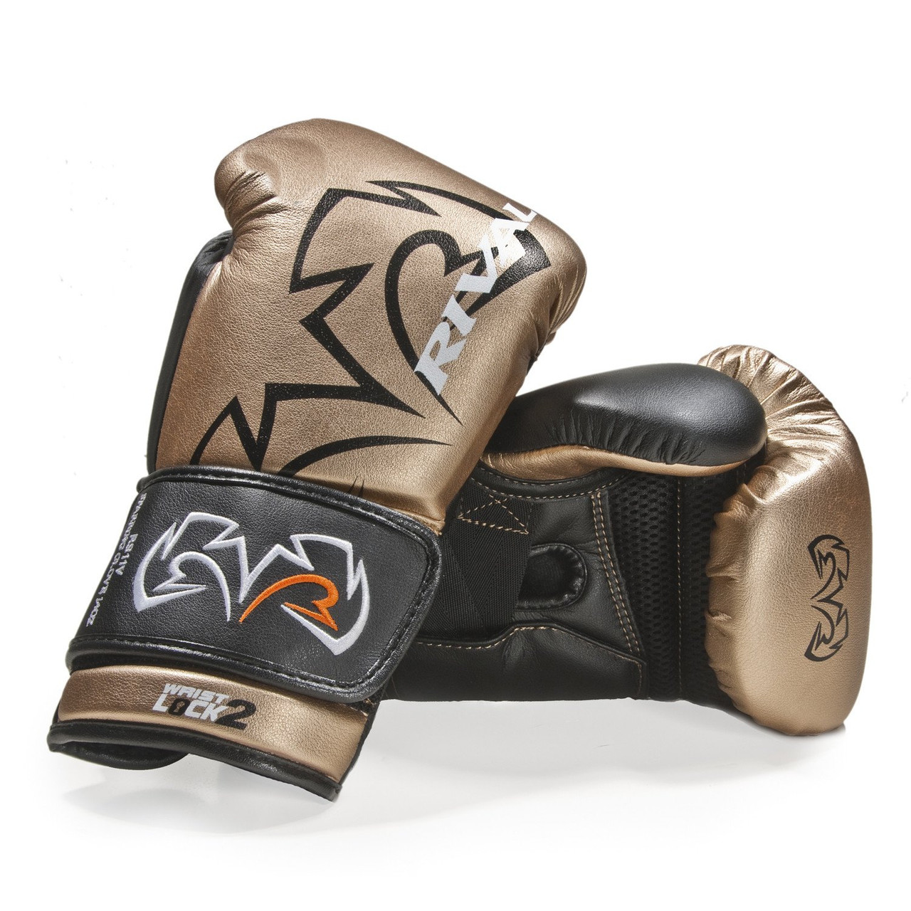 RIVAL RS11V Evolution Sparring Boxing Gloves Black/Gold FIGHT SHOP