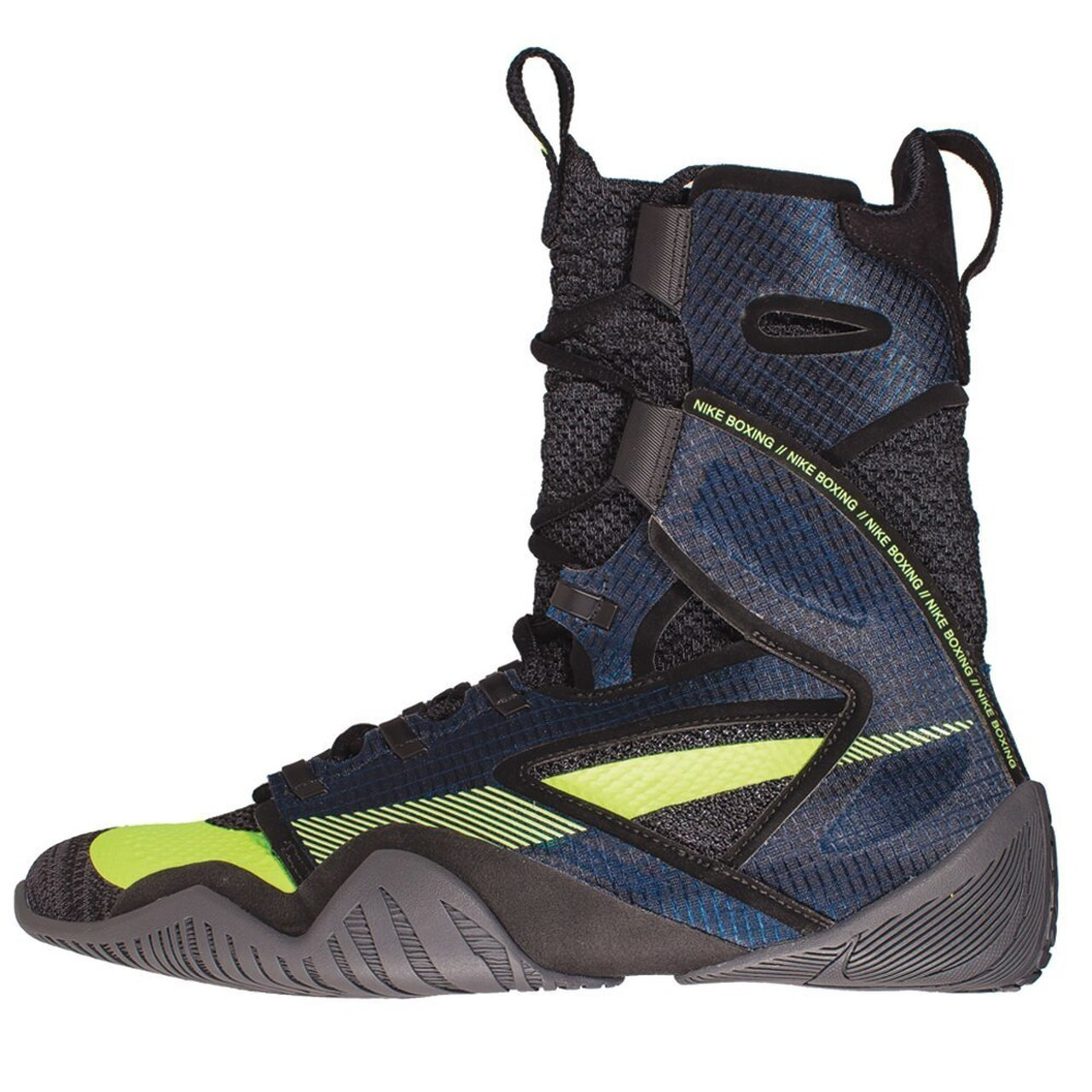 NIKE HYPERKO 2.0 Professional Boxing Nike Machomai 2.0 Black Boxing Shoes