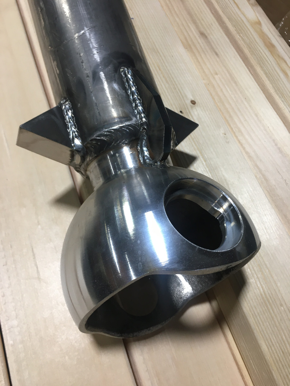 8" toyota front axle diamond billet knuckle ball