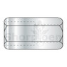 Reduced Hex Rod Coupling Nut, 3/8-16,  5/8 Across Flats