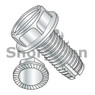 Slotted Indent Hex Washer Serrated Thread Cutting Screw Type 1 Full Thread
