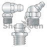 Grease Fitting 7/16 Hex, 1/8-27 SPL Pipe Thread Hole Size .373-.380