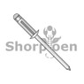 Aluminum Trebol Dome Head Rivet Black Anodize