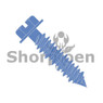 Slotted Hex Washer Concrete Screw With Drill Bit Blue Perma Seal