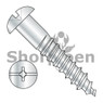 Combination (Phil/Slotted) Drive Round Head Full Body 2/3 Thread Wood Screw