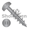 Square Pan #7 Head Face Frame Screw Type 17 Coarse Partial Thread