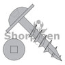 Square Round Washer Pocket Hole Face Frame Coarse Thread Type17 Partial Thread