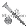 Phillips Flat No Nibs Deep Thread Wood Screw Type 17 Point 2/3 Thread