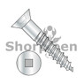Square Recess Flat Head Full Body Wood Screw 2/3 Thread