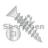 Flat Head (no nibs) Square Recess Deep Thread Wood Screw Fully Threaded