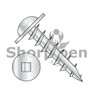 Square Recess Round Washer Head Deep Thread Wood Screw Type 17 Full Thread