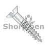 Slotted Flat Full Body Wood Screw