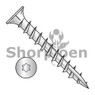 6 lobe Flat w/Nibs Deep Thread Wood Screw Type 17 Full Thread