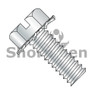 Slotted Hex Head External Sems Machine Screw Fully Threaded