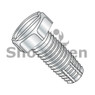 Slotted Indented Hex Head Thread Cutting Screw Type F Fully Threaded