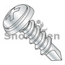 Phil #6 Oval Self Drilling Screw Sems Finishing Washer Full Thread