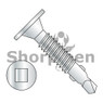 Square Recess Wafer Head Self Drill Screw #4 Point w/Wings Full Thread