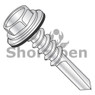 Unslotted Hex washer w/Bonded NEO EPDM Washer Self Drill #5 Point Full Thread