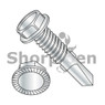 Unslotted Hex washer Serrated Self Drill Screw #4 Point w/Wings F/T