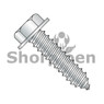 A/F.428-.437 Head Hgt.172-.190 Unslotted Indent Hex Washer Lag Screw Full Thread
