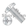 Combination Slotted/Phil Binding Undercut Machine Screw Full Threaded
