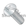 Combination (Phil/Slotted) Round Head Fully Threaded Machine Screw
