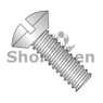 Slotted Oval Undercut Machine Screw Fully Threaded