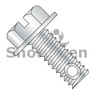 Slotted Indent Hex washer Mach Screw Full Thread Drill Hole