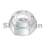 Thin Pattern Nylon Insert Hex Lock Nut Black