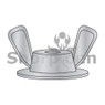 Washer Based Wing Nut Die Cast